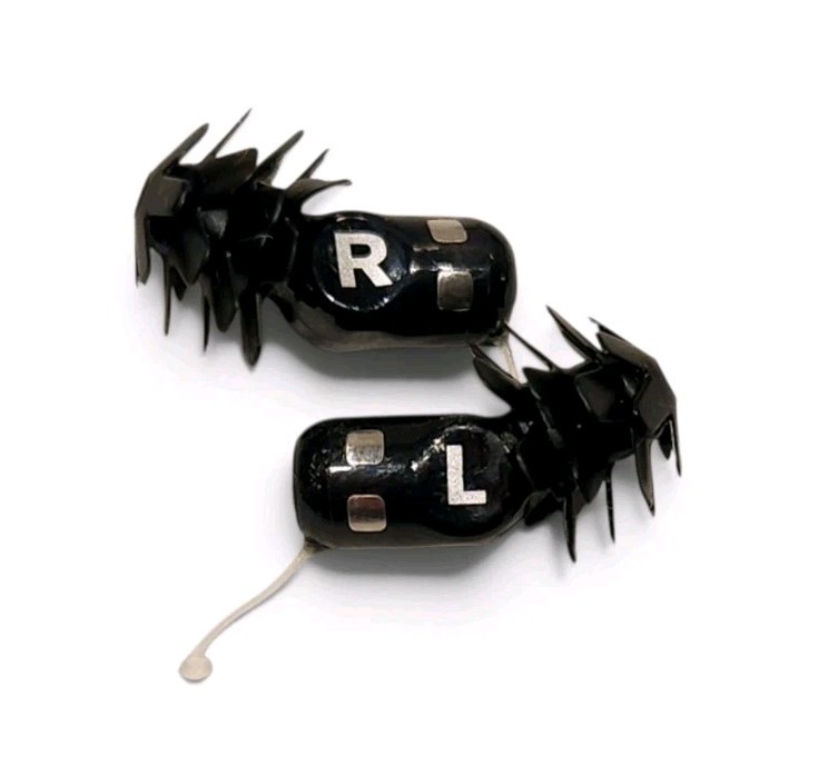 EARGO 6 Neo HiFi Hearing Aids Rechargeable Extra Flexi Palms Guards *Read*