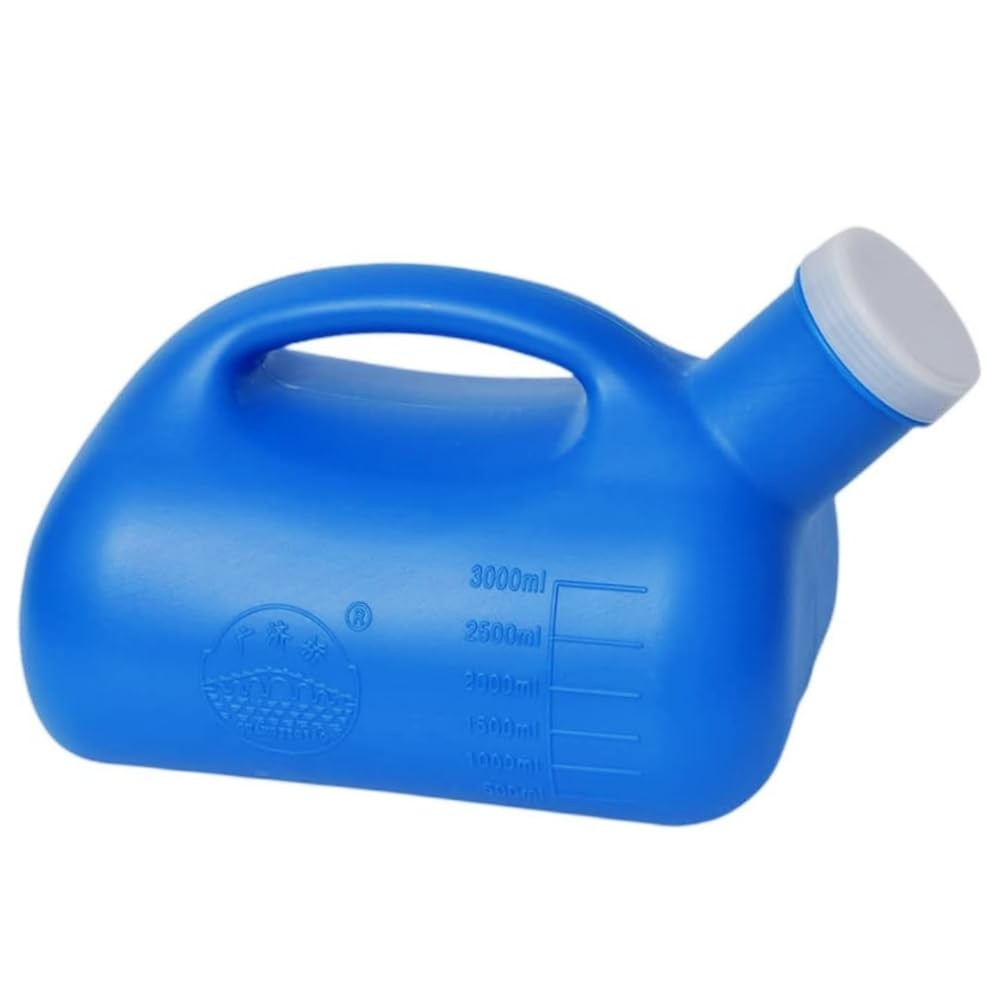 3000ML Large Male Urinal,Portable Mens Potty Pee Bottle Collector Travel Toil…