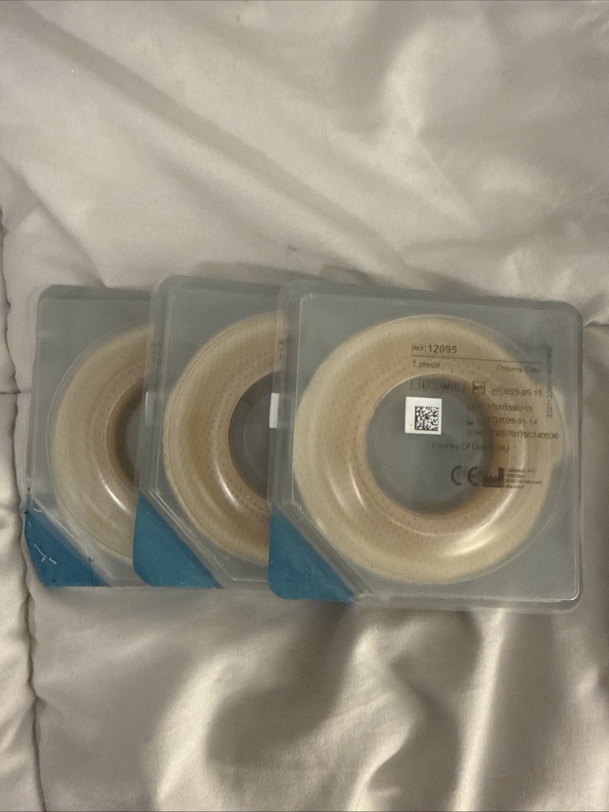 3 Coloplast Brava 12095 Coloplast Protective Seals Convex 1-3/4″ Exp. 2028 New!