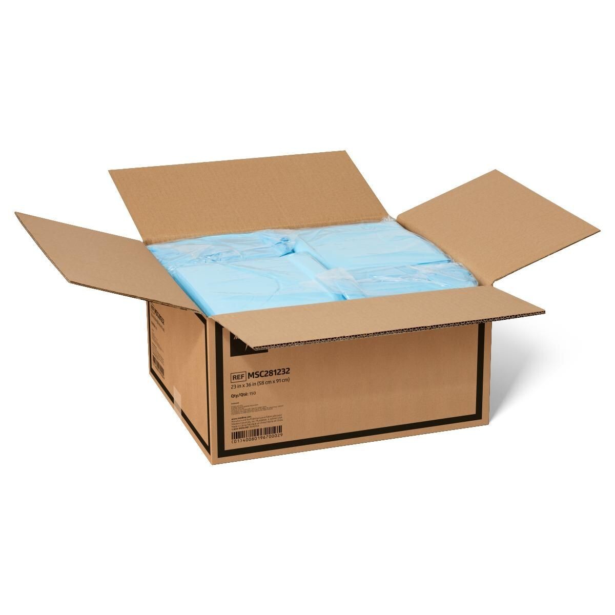 150ct Medline XL 30×30″ Hospital Grade 3-Ply Under Pads 38gr. Low-Cost Economy