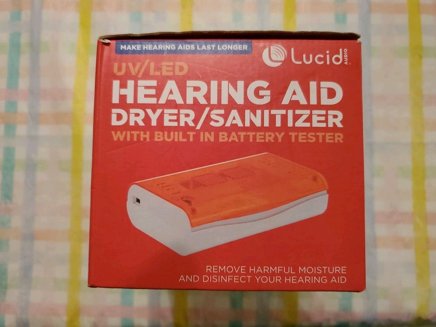Lucid UV/LED Hearing Aid Heated Dryer~UV/LED 275nm Sanitizer~LED Battery Tester