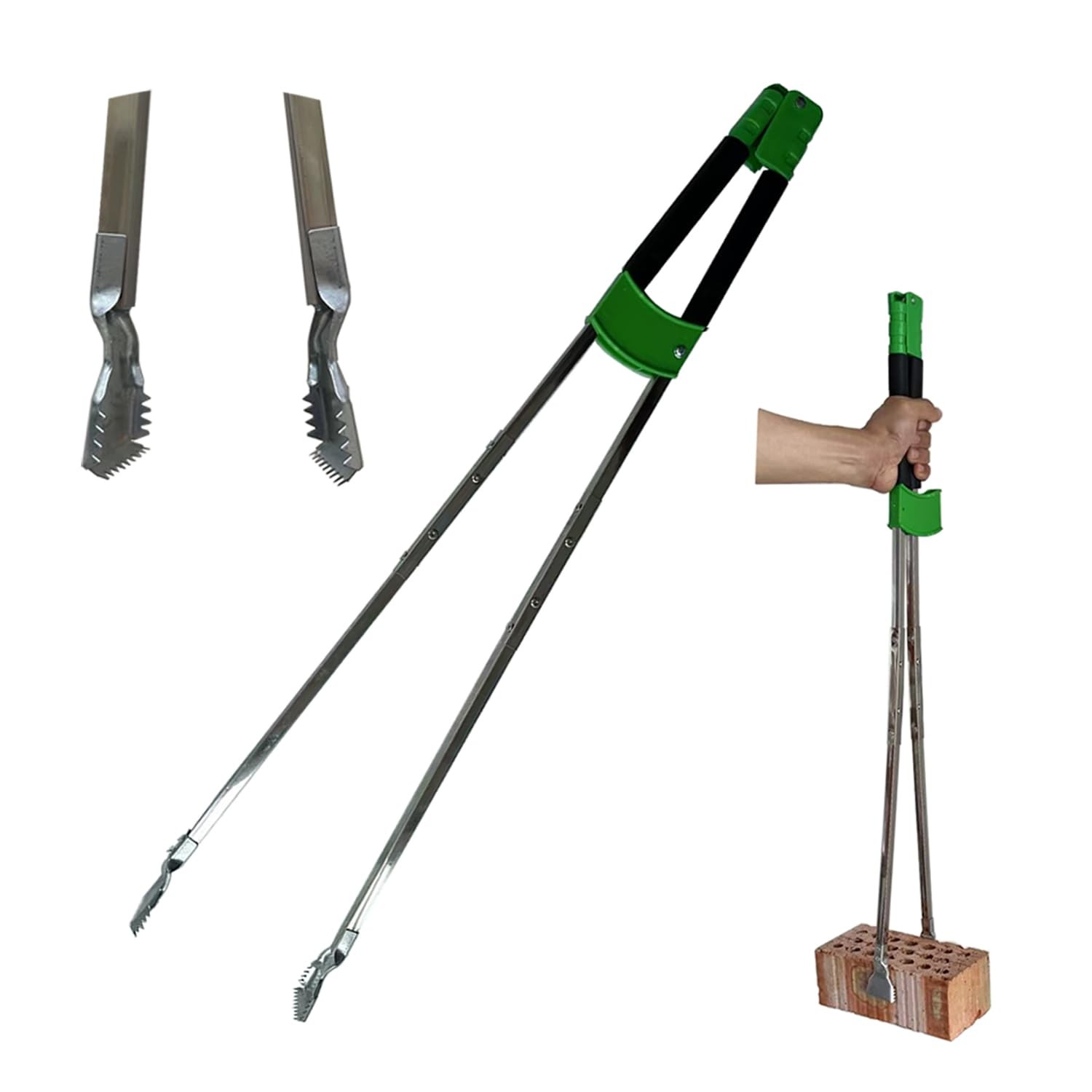 35” Long Grabber Reacher Tool Heavy Duty, Trash Picker Upper Grabber, Garbage P