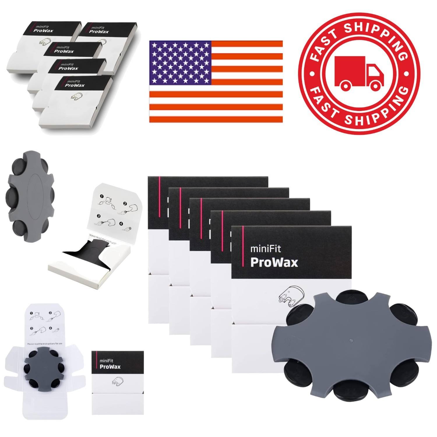 Replacement Wax Filters for Hearing Aids 5 Pack 30 Total Dustproof Protection
