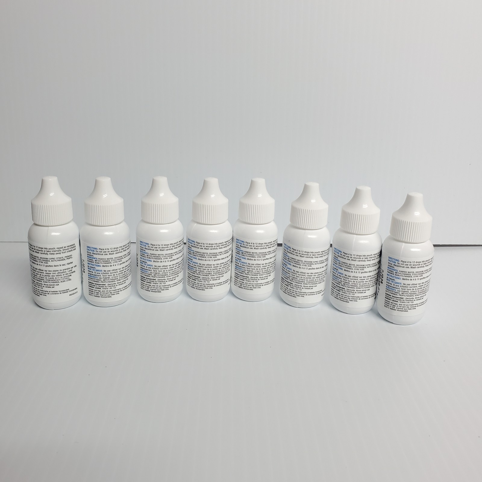 8 Hollister 7715 M9 Odor Eliminating Drops 1oz (30mL) Exp 2030