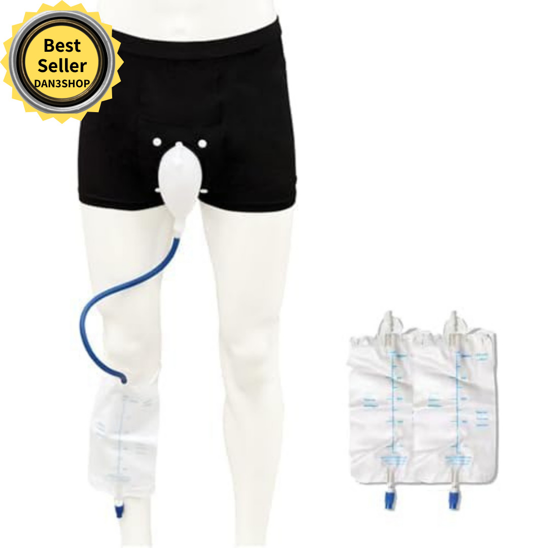 Condom Catheters for Elderly Men Age 80 Wearable Urinal Underwear with Silic….