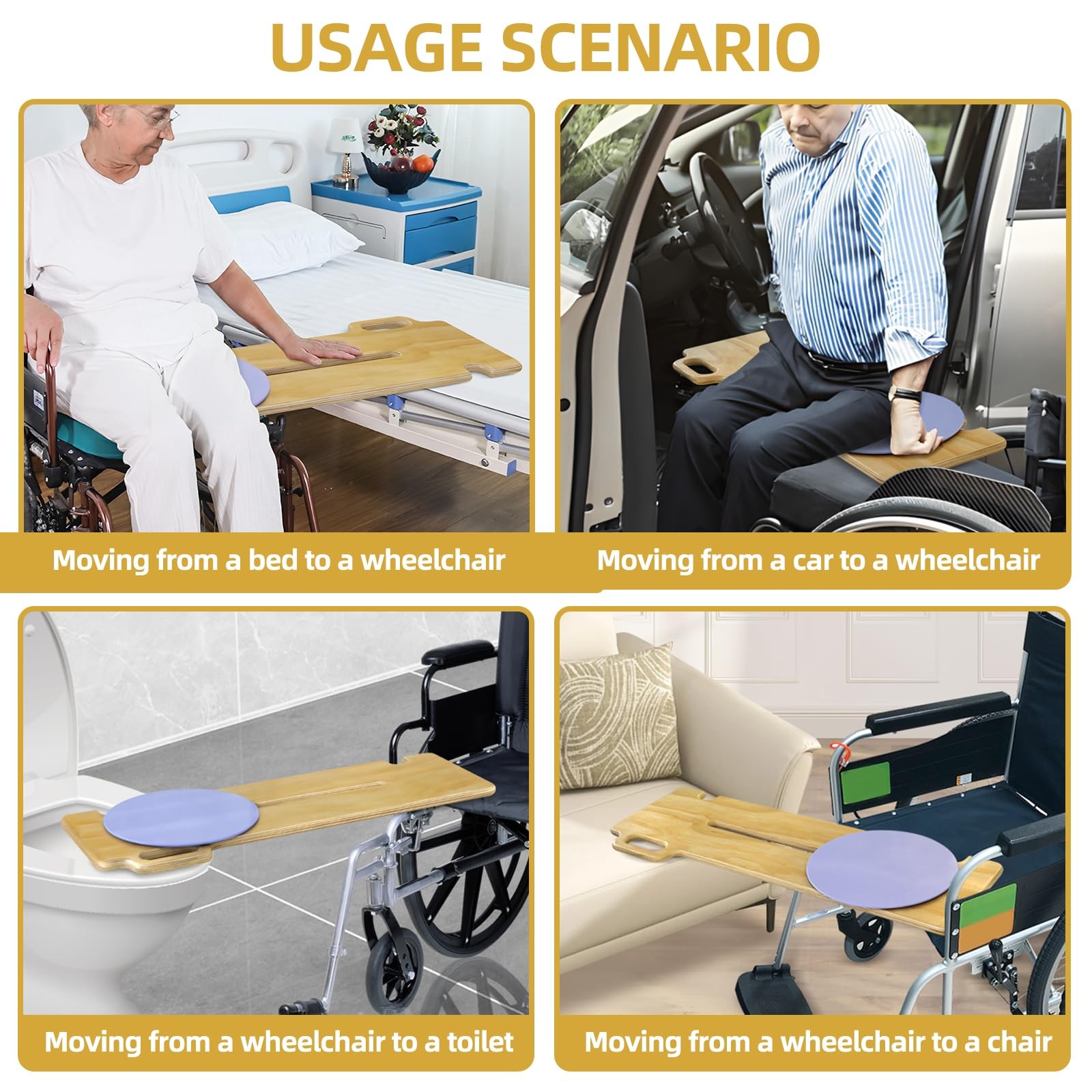 Finitypro Fsa/Hsa Eligible Transfer Board Patient Slide Assist Device For
