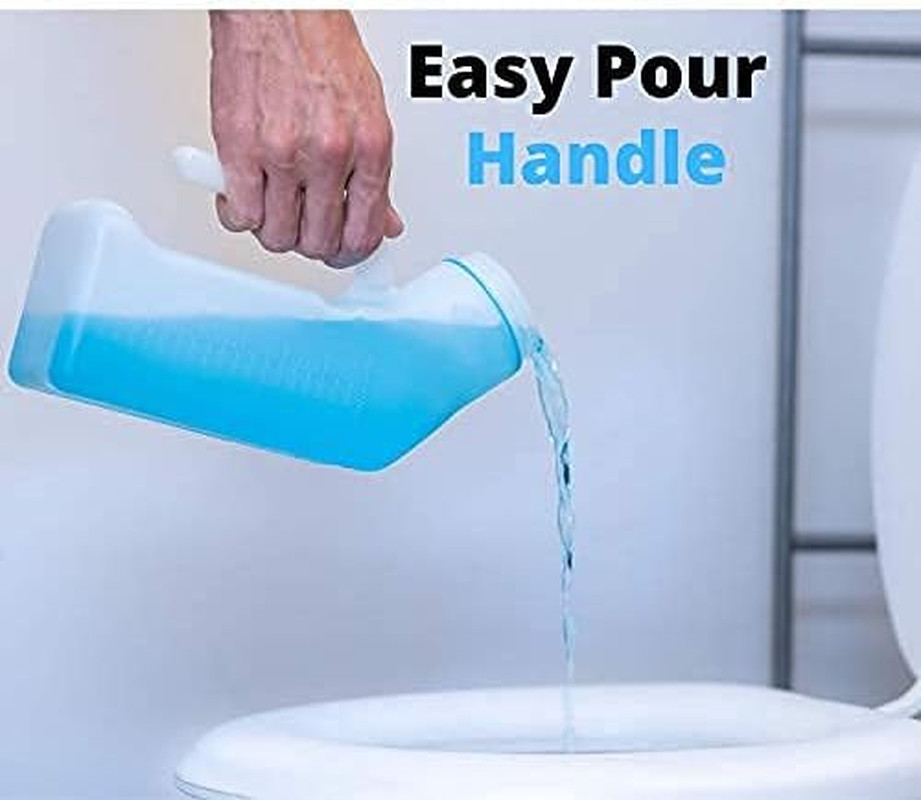 Urinals for Men Spill Proof by Perfectmed (2 Pack) – 32 Oz/ 1000 Ml | Portable U