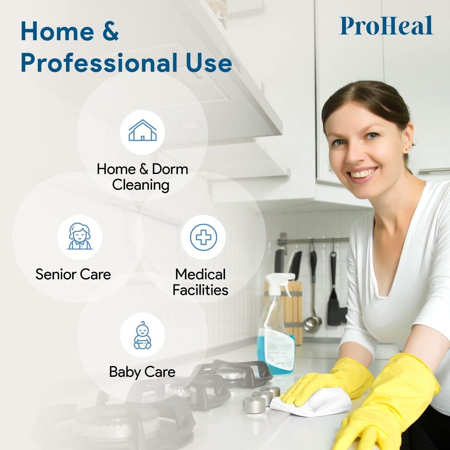 Disposable Wet Wipes, 100-Pack – 9.5“ x 13.5” –