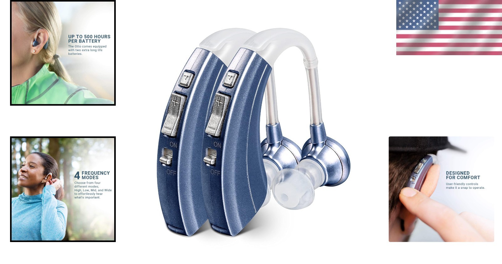 BHA-220D Hearing Amplifiers – Active Noise Cancellation