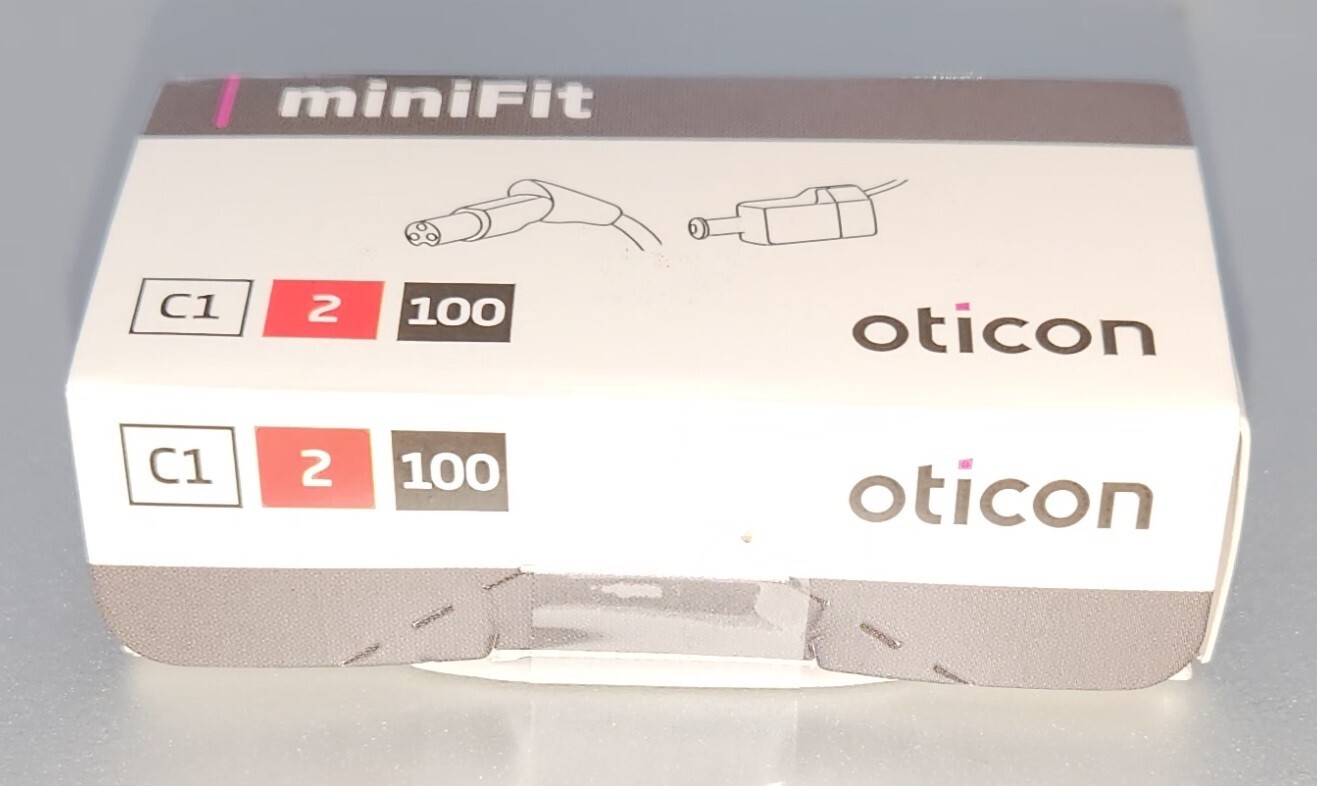 new Oticon miniFit More OPN Zircon Real Receiver ( Size 2-R-100db ) USA seller