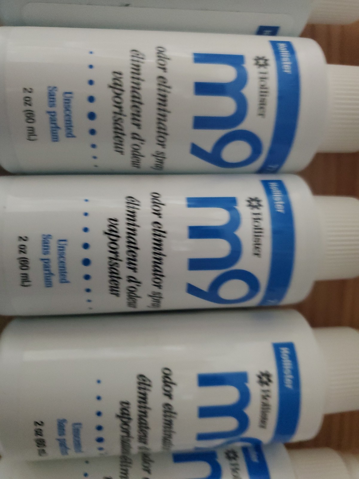 24 bottles Hollister M9 Odor Eliminator Spray, All s 2oz Spray