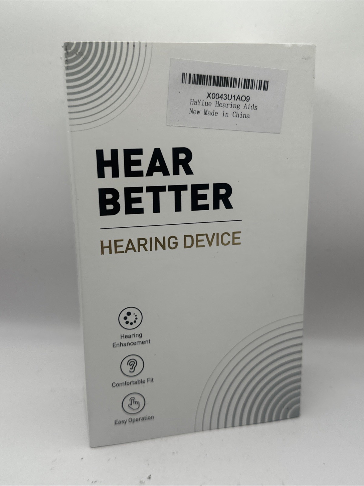HaYiue Hearing Aids for Seniors with Noise Cancelling Professional BTE Hearing