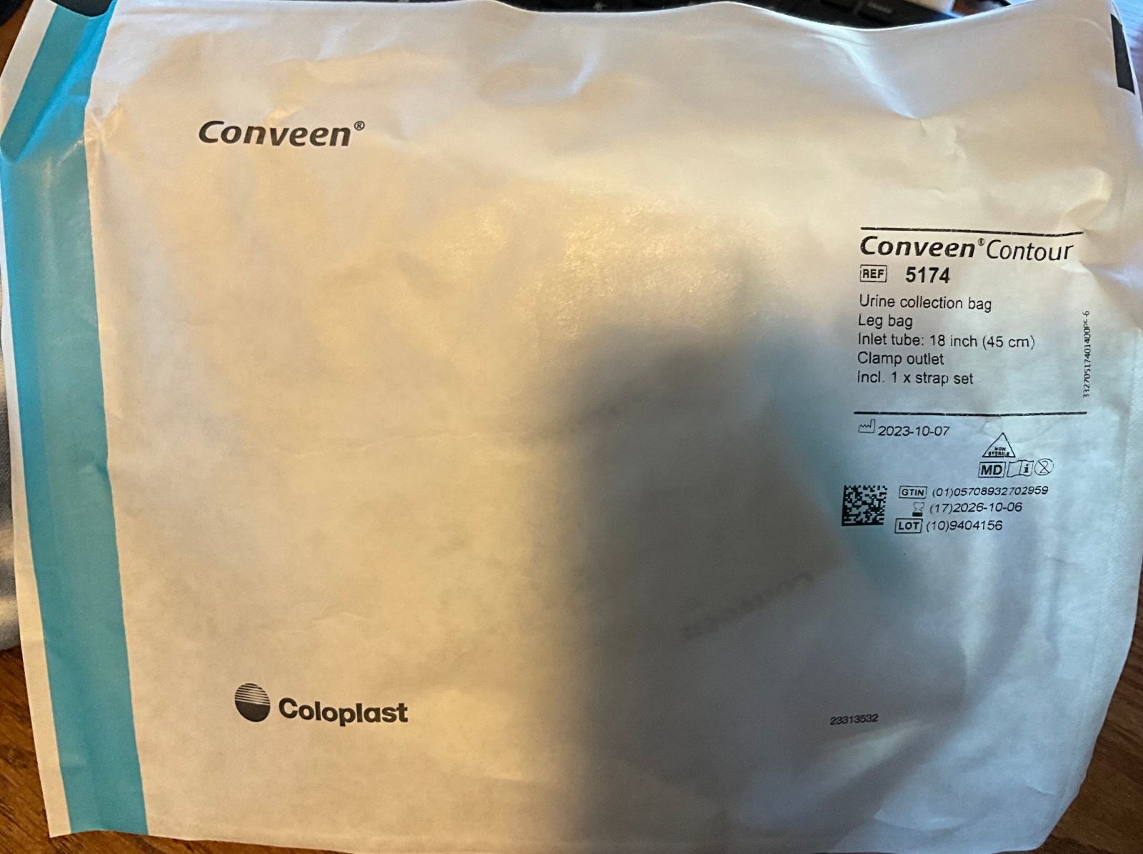 Coloplast Conveen Urinary Leg Bag 800ml Anti Reflux Valve – 10 bags