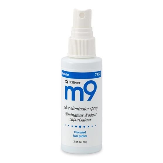 Hollister M9 Odor Eliminator Effective & Safely Spray Unscented 2 Ounce