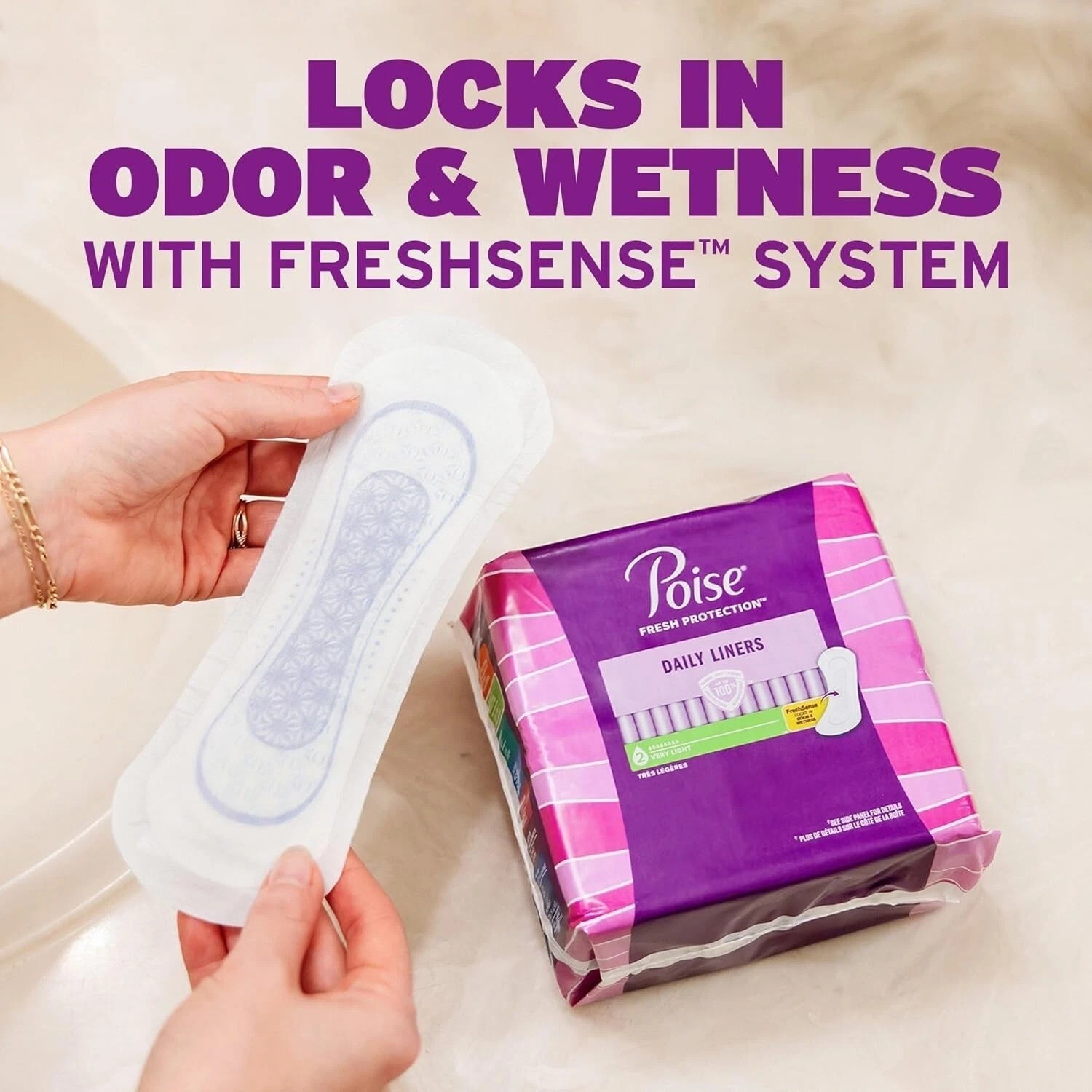 Daily Liners, Incontinence Panty Liners, 2 Drop Very Light Absorbency, Regula…