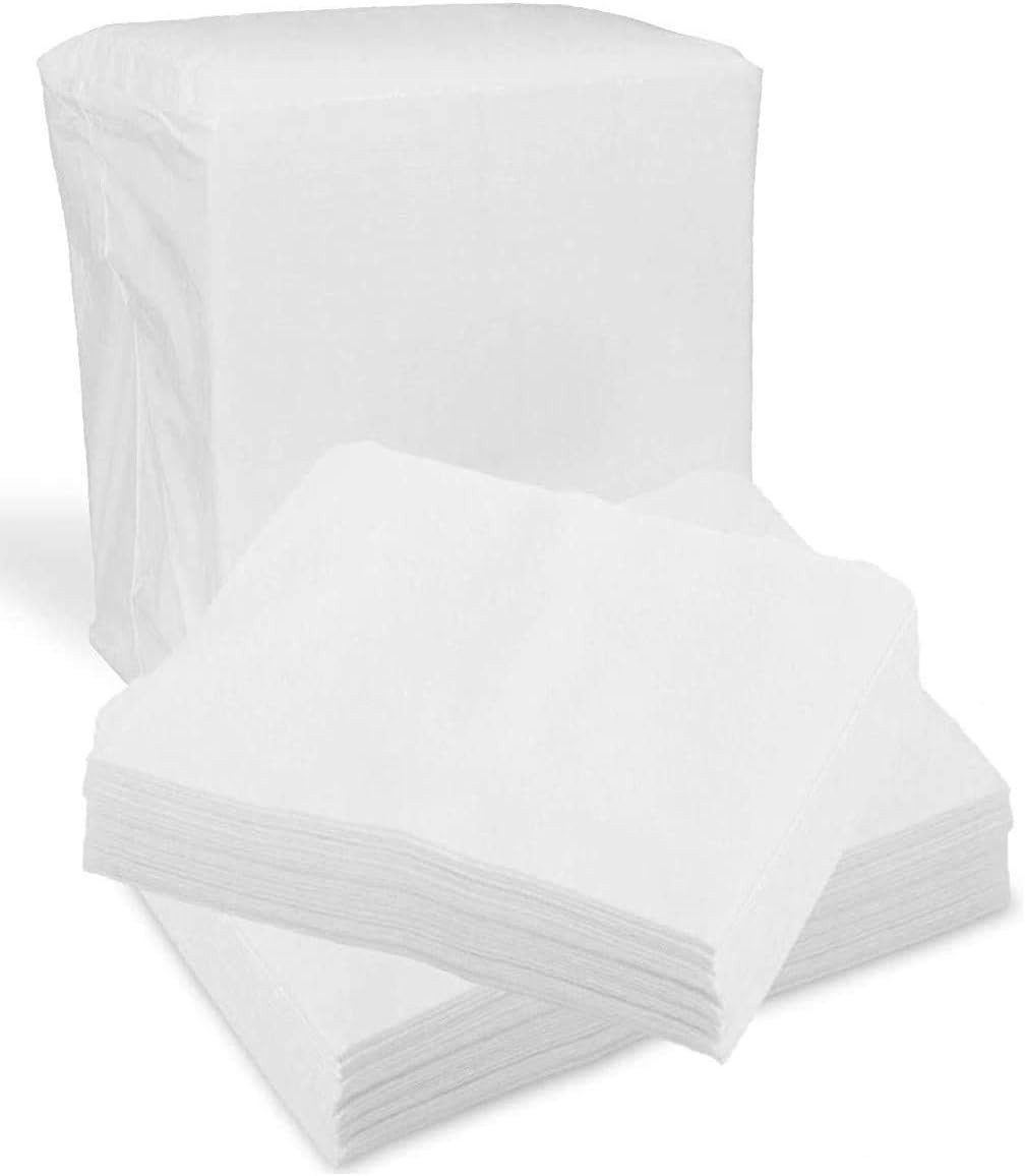 Disposable Dry Wipes, 100 Pack – Ultra Soft Non-Moistened Cleansing Cloths for A