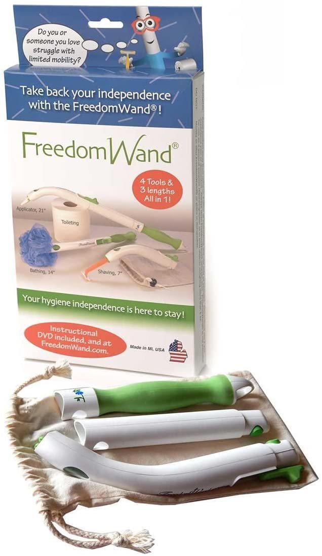 Freedom Wand Personal Hygiene & Bathroom Aid Toilet Tissue Tool