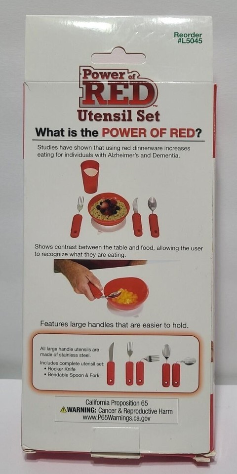 Power Of Red Utensil Set #L5045 SHIPS SAME DAY