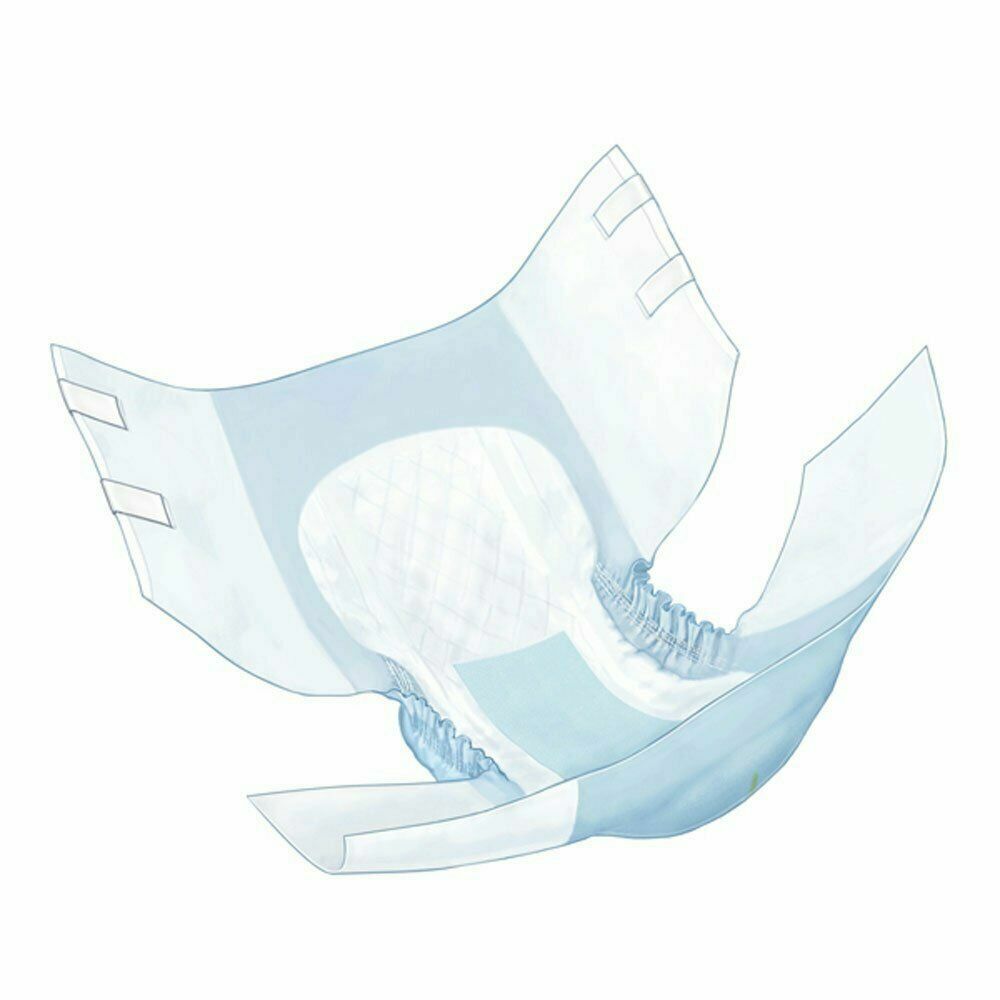 24 HEAVY Absorb White Men Women Adult Disposable Brief Tab Closure M Medium