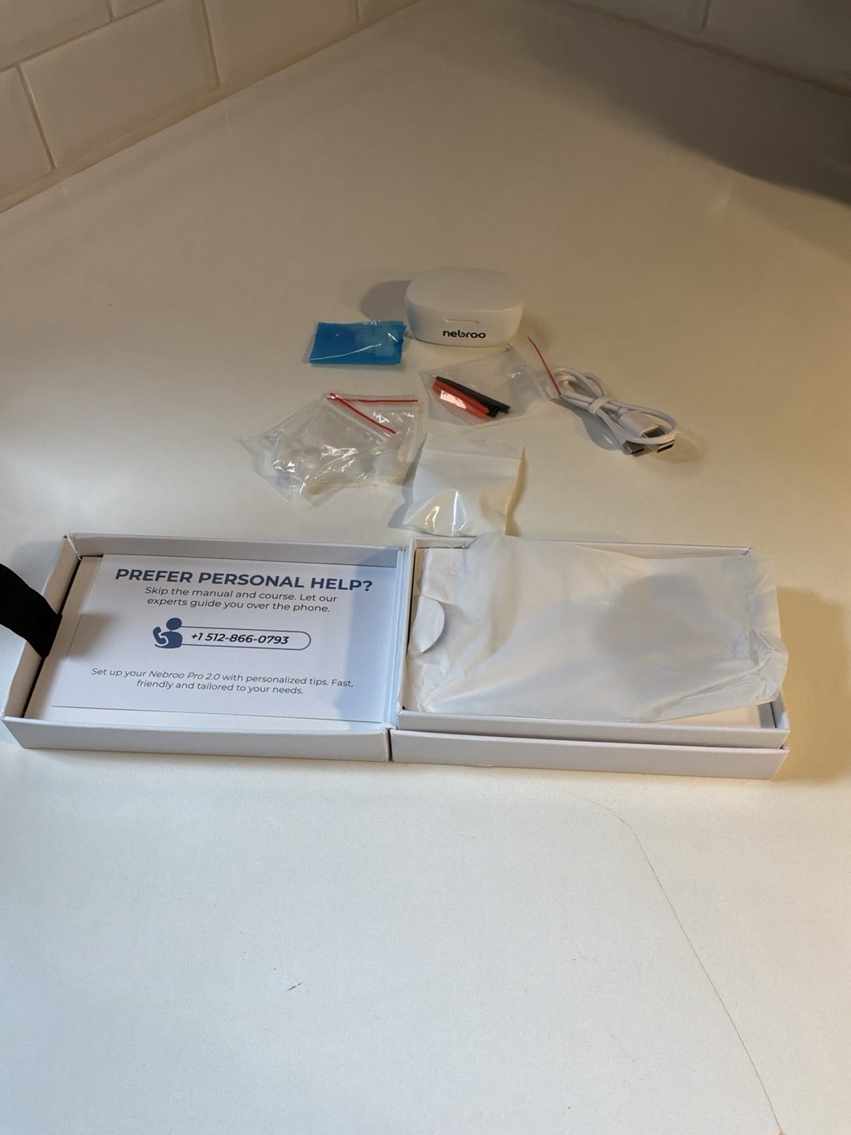 Nebroo Pro 2.0 OTC Rechargeable Hearing Aids Complete In Box Open Box