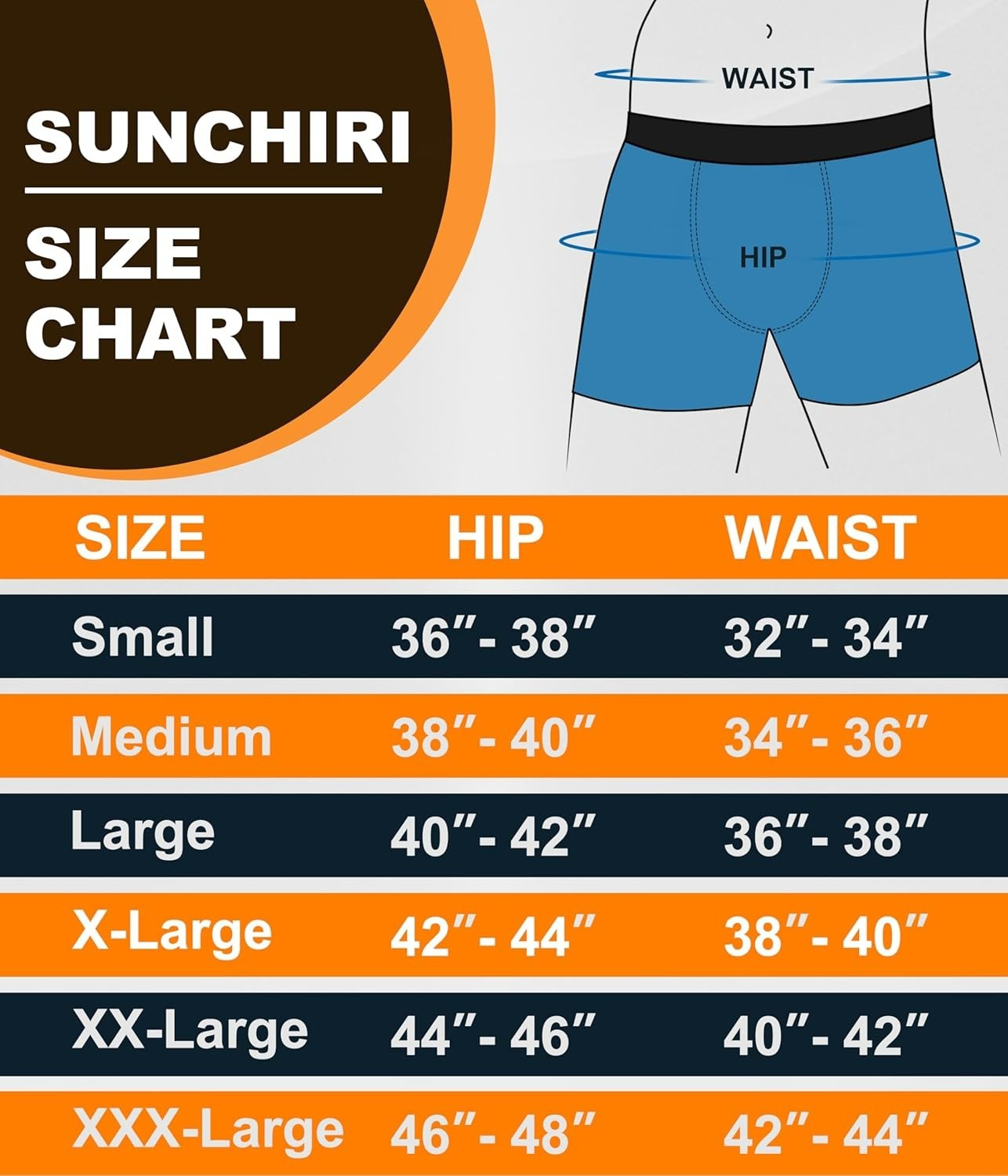 3 Pack SUNCHIRI Men’s Incontinence Underwear 2X-LARGE Black Cotton Reusable