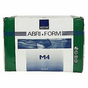 Abena 4163 Abri-Form Comfort Disposable Diapers, Medium – 14 Count