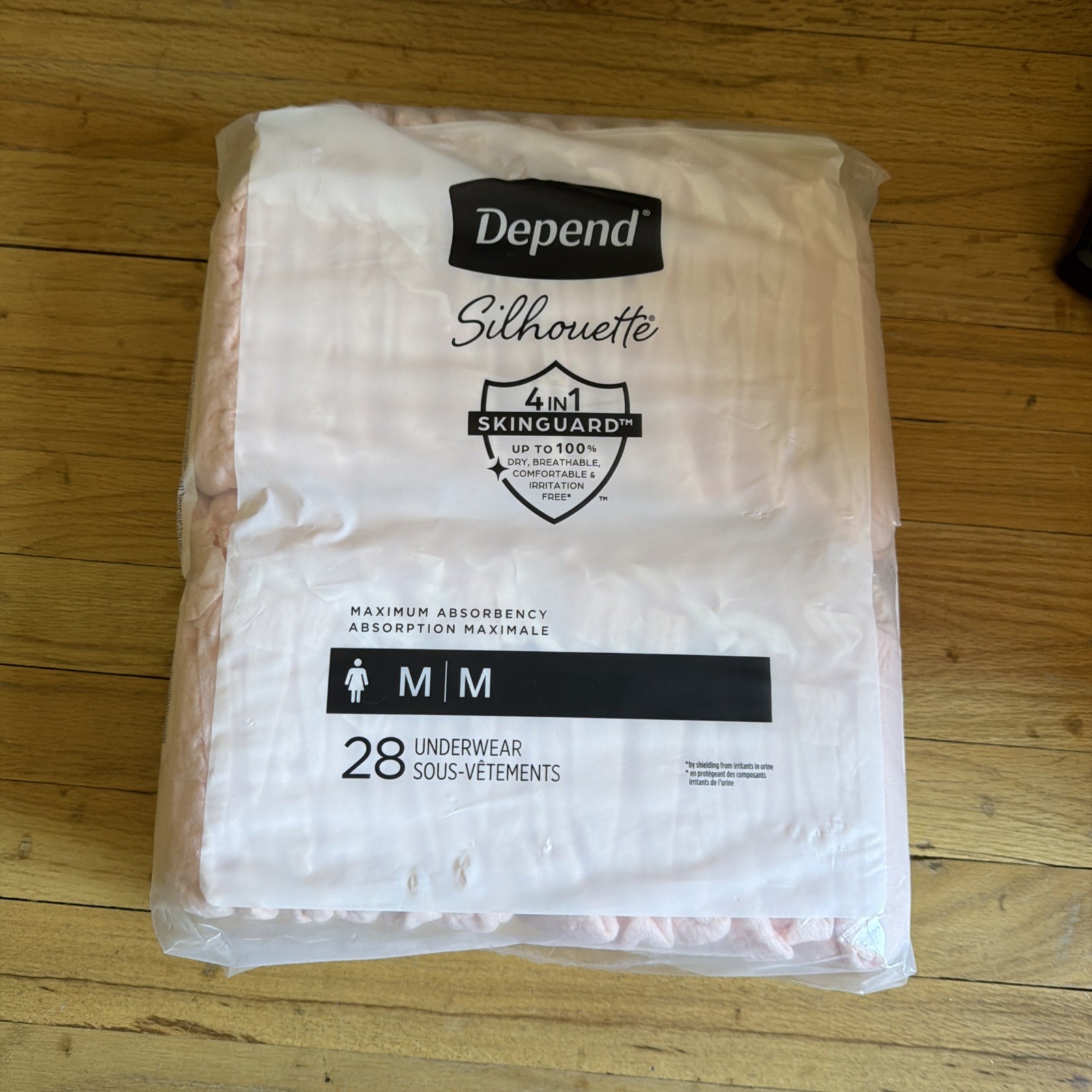 Depend Silhouette 28CT Incontinence Underwear for Women Size Medium. NEW