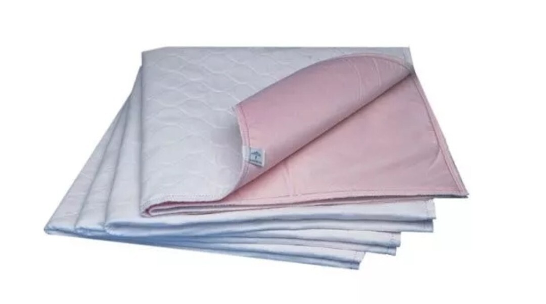 MEDLINE Sofnit- 3 Pack Washable Underpads, Quilted 34 X 36, Hospital Grade, Pink