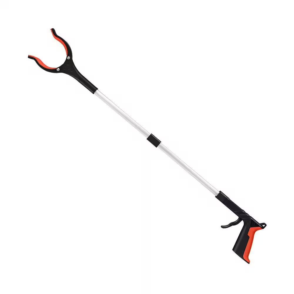 Upgrade 32 In. Foldable Reacher Tool 360° Rotating Head Lightweight Trash Claw G