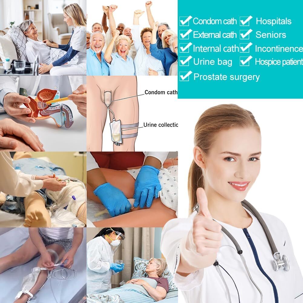 Male External Catheter Fixer Straps Band Adjustable Male Urinary Incontinence