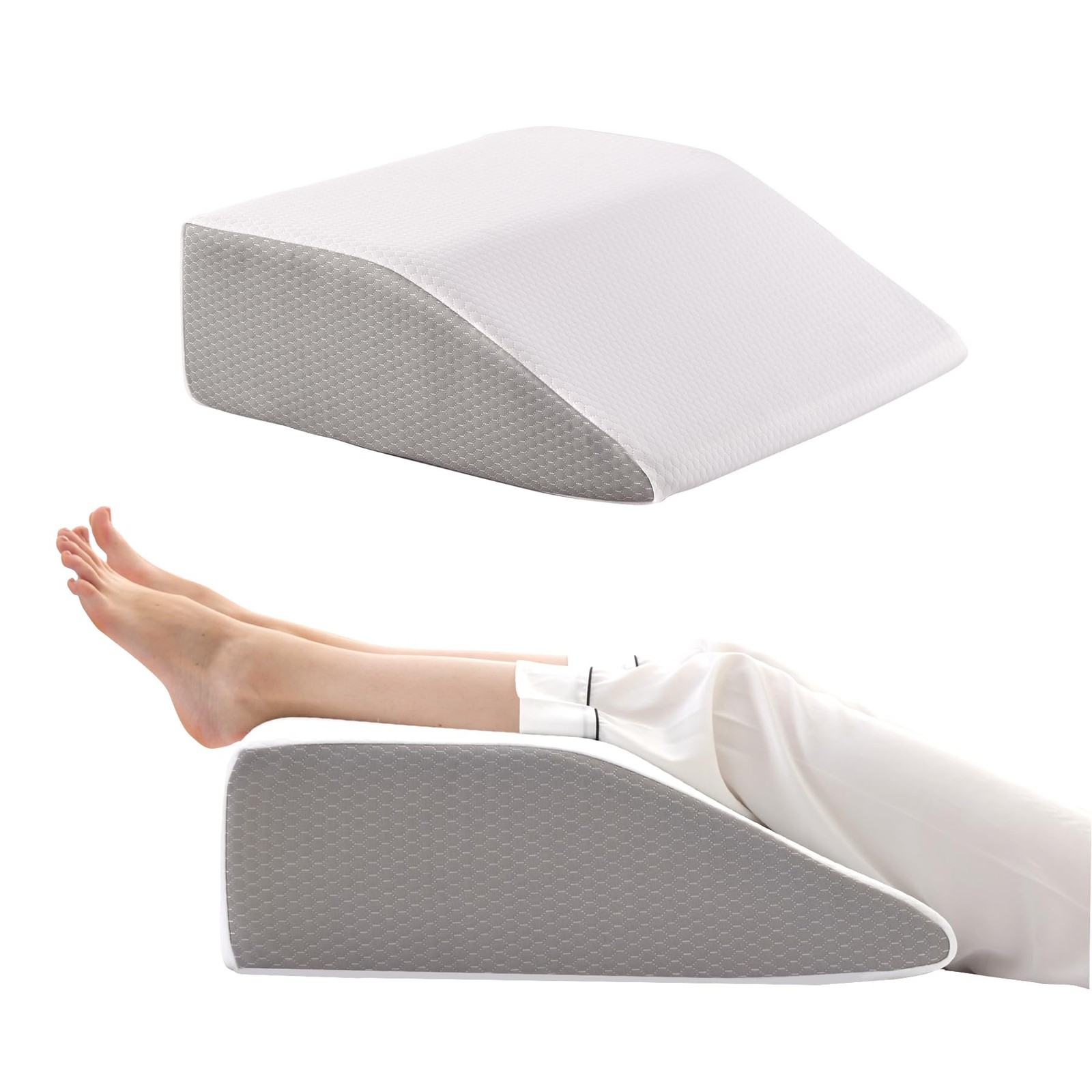 Bedluxe Leg Pillow Elevation Blood Circulation Wedge Pillow For Legs Swelling