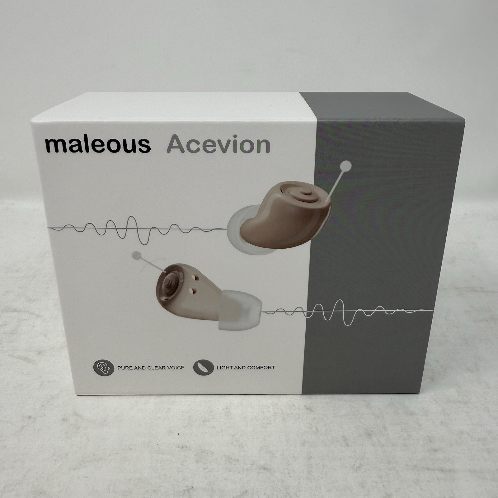 Acevion by Maleous Rechargeable Hearing Aids Noise Cancellation, 2 Preset Modes
