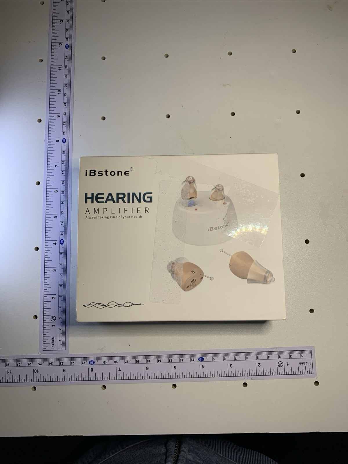 iBstone Rechargeable HEARING AMPLIFIER Aid – Beige – Pair – K19