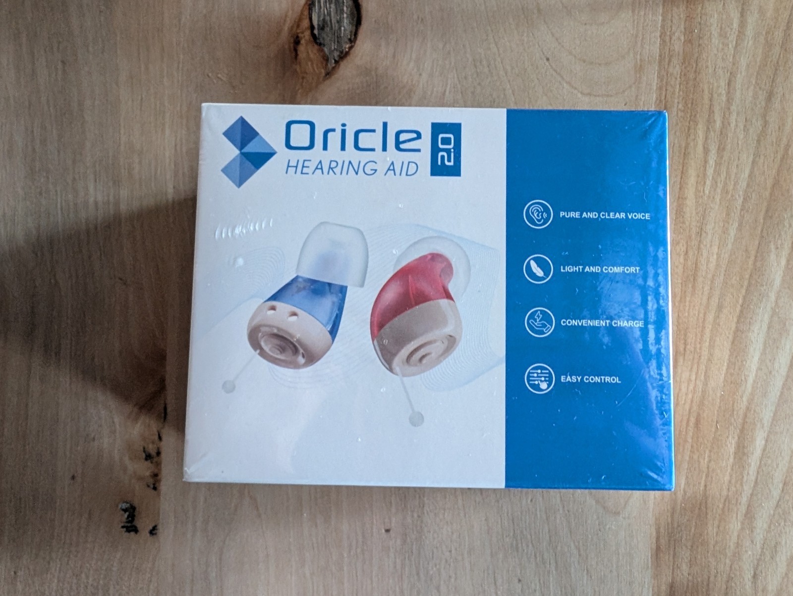 Oricle 2.0 Hearing Aid Set + Charging Case Model JH-A490 For Adults