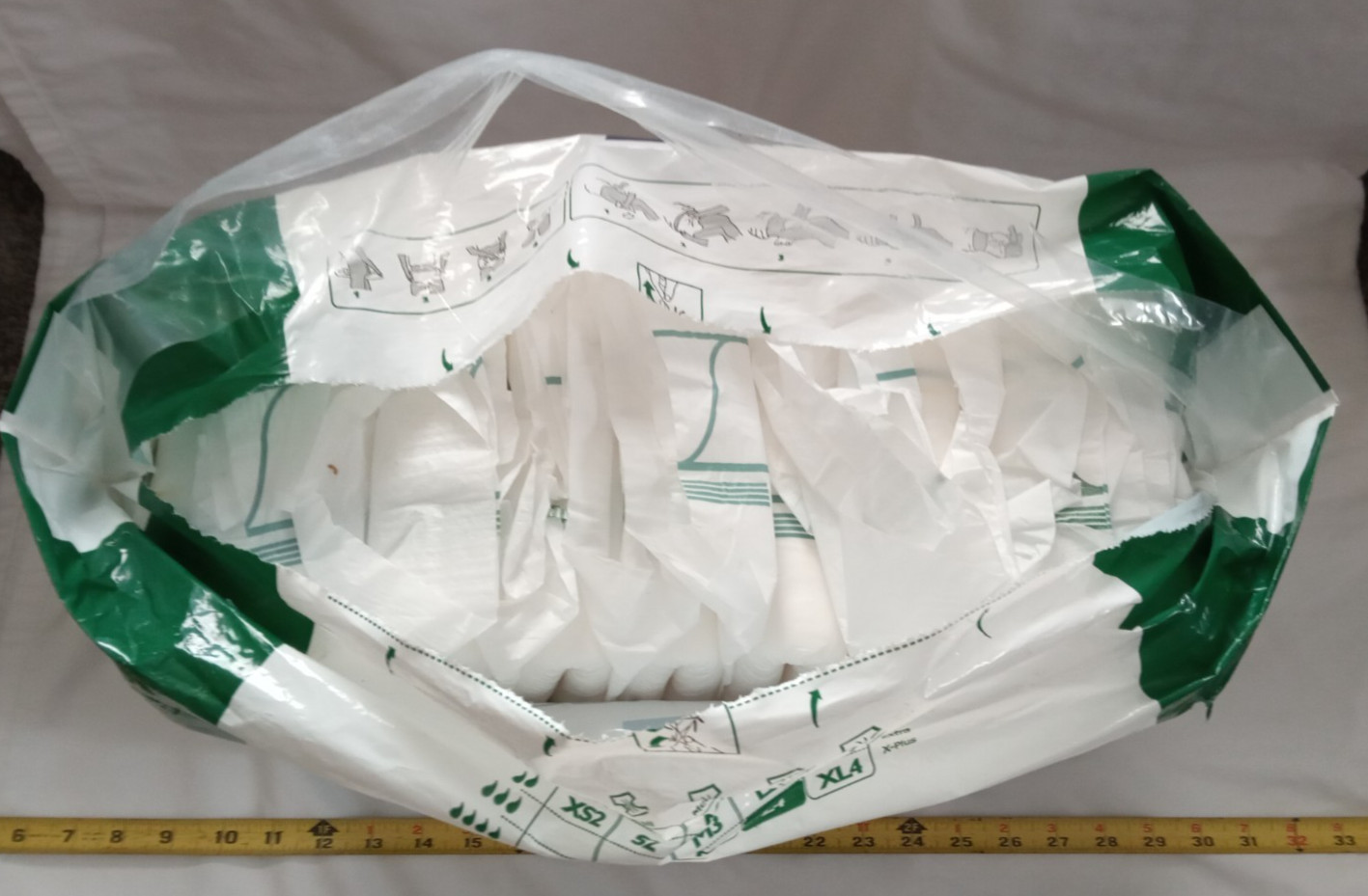 Abena Abri-Form Comfort L-4 Plastic-Backed Briefs – White, L, Pack of 9