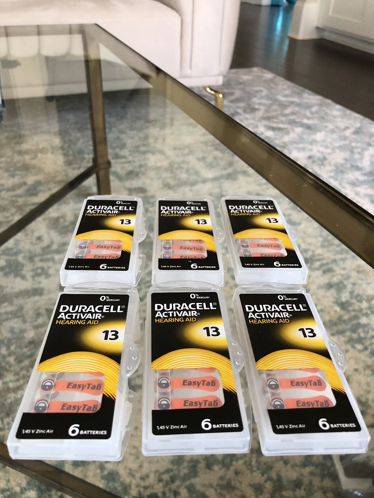 Duracell Activair Hearing Aid Batteries: Size 13 – 36 Batteries) Exp 2024