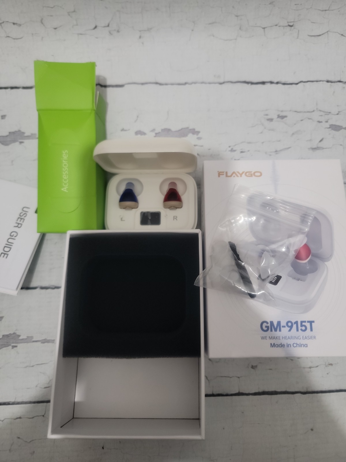 FlayGo Rechargeable Hearing Aids GM – 915T Noise Cancellation Invisible Design