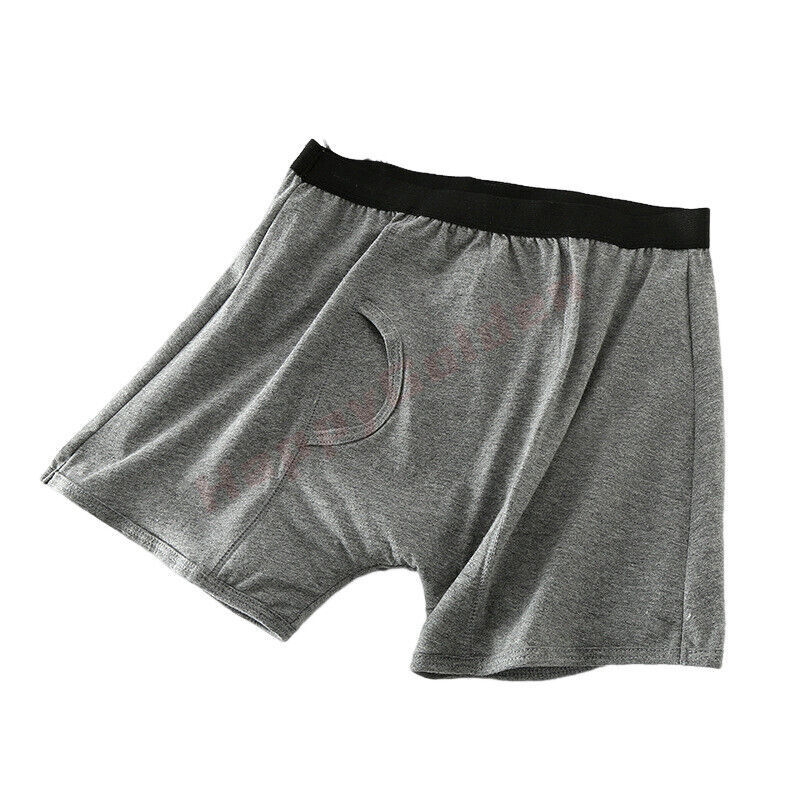 2 Pack Men Leak-Proof Underwears Pants Leakage Prevention for Elderly Patients