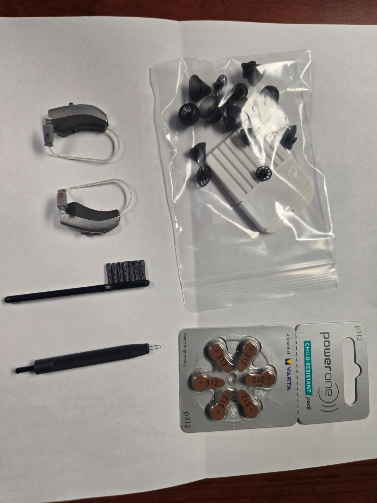 Widex UNIQUE330 U-FS Hearing Aids Used, SN Right 0157416, SN Left 0157426
