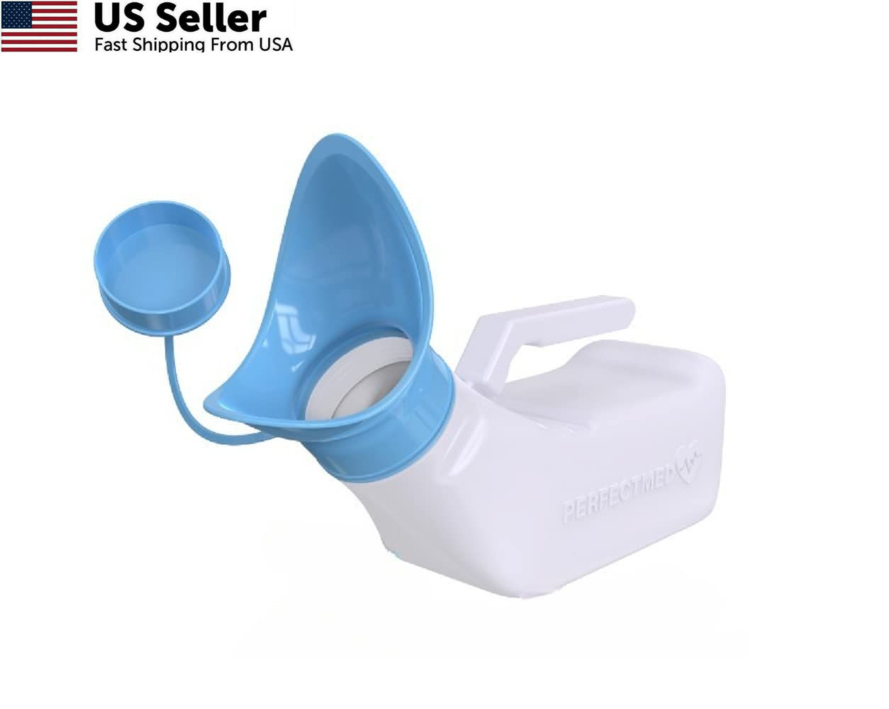 Female Urinal Spill Proof 32 oz (1 Pack) – for Women – Pee Pack of 1