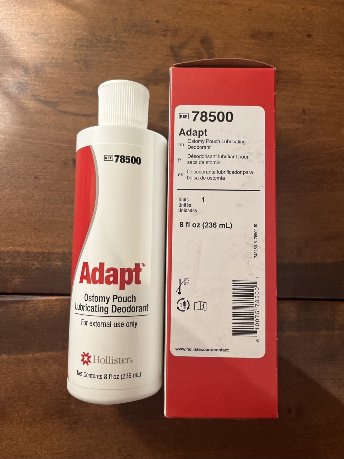 Hollister Adapt #78500 Lubricating Deodorant – 8 oz bottle