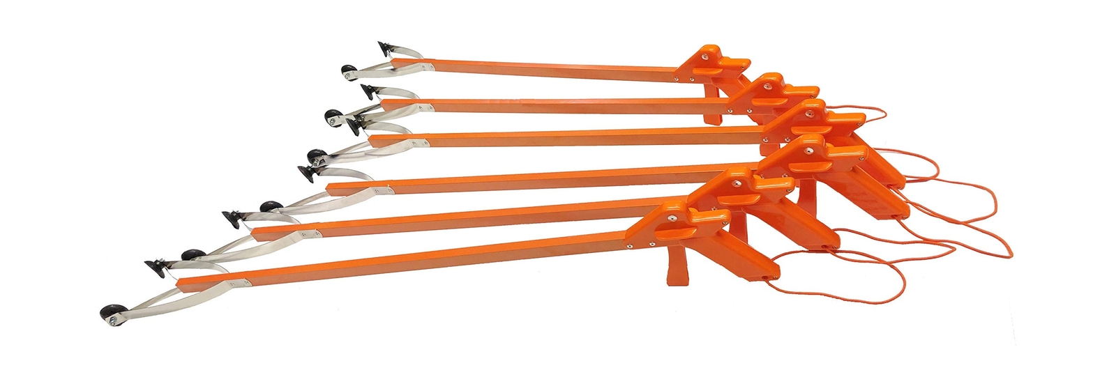 Orange-U-Tongs PRO Grade Litter Pick up Tool, Elastic Lanyard, Suction Cup Re…