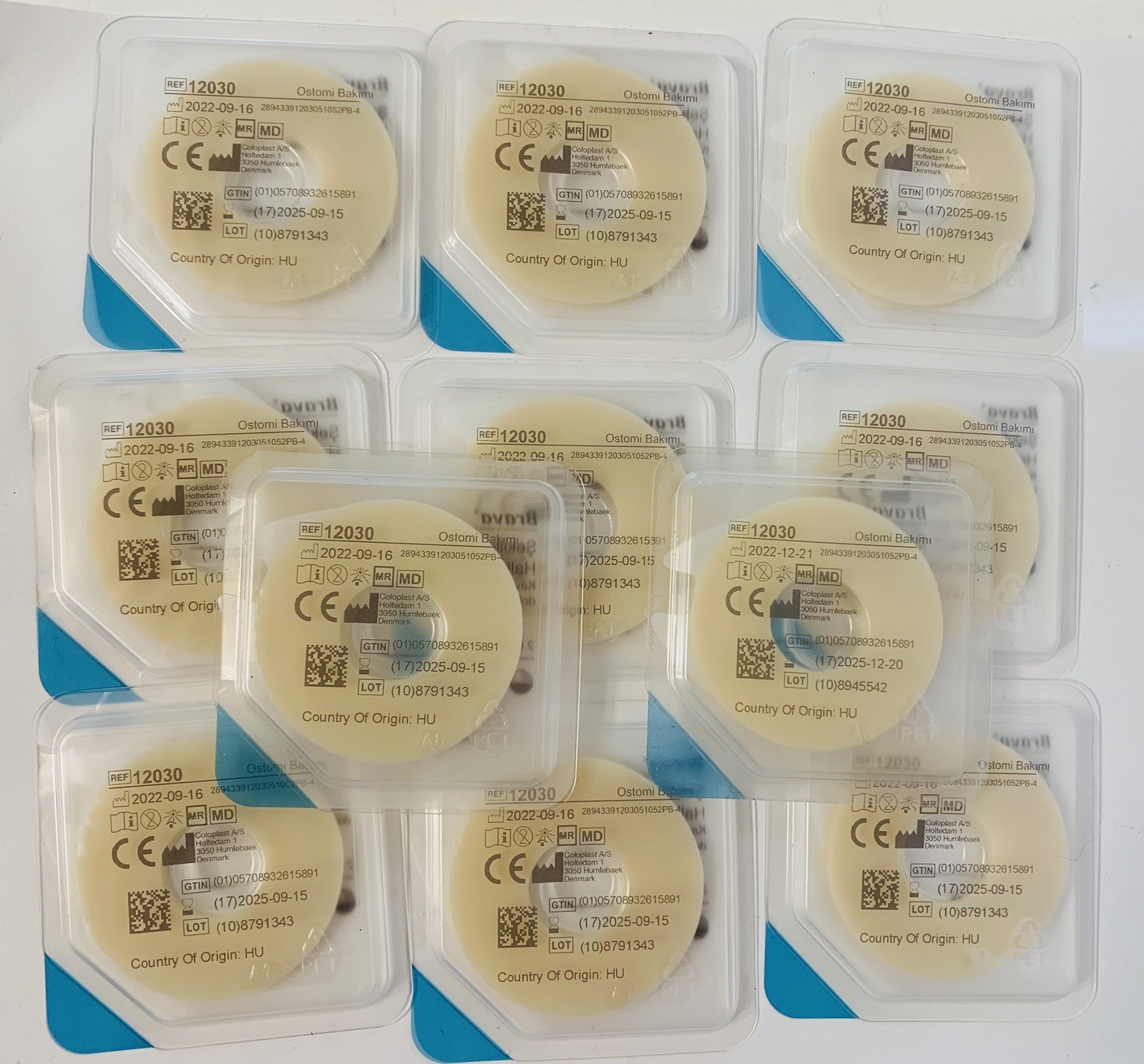 11 Coloplast 12030 Brava Protective Seals Pack/11 Exp. 2025/09 READ Desc.