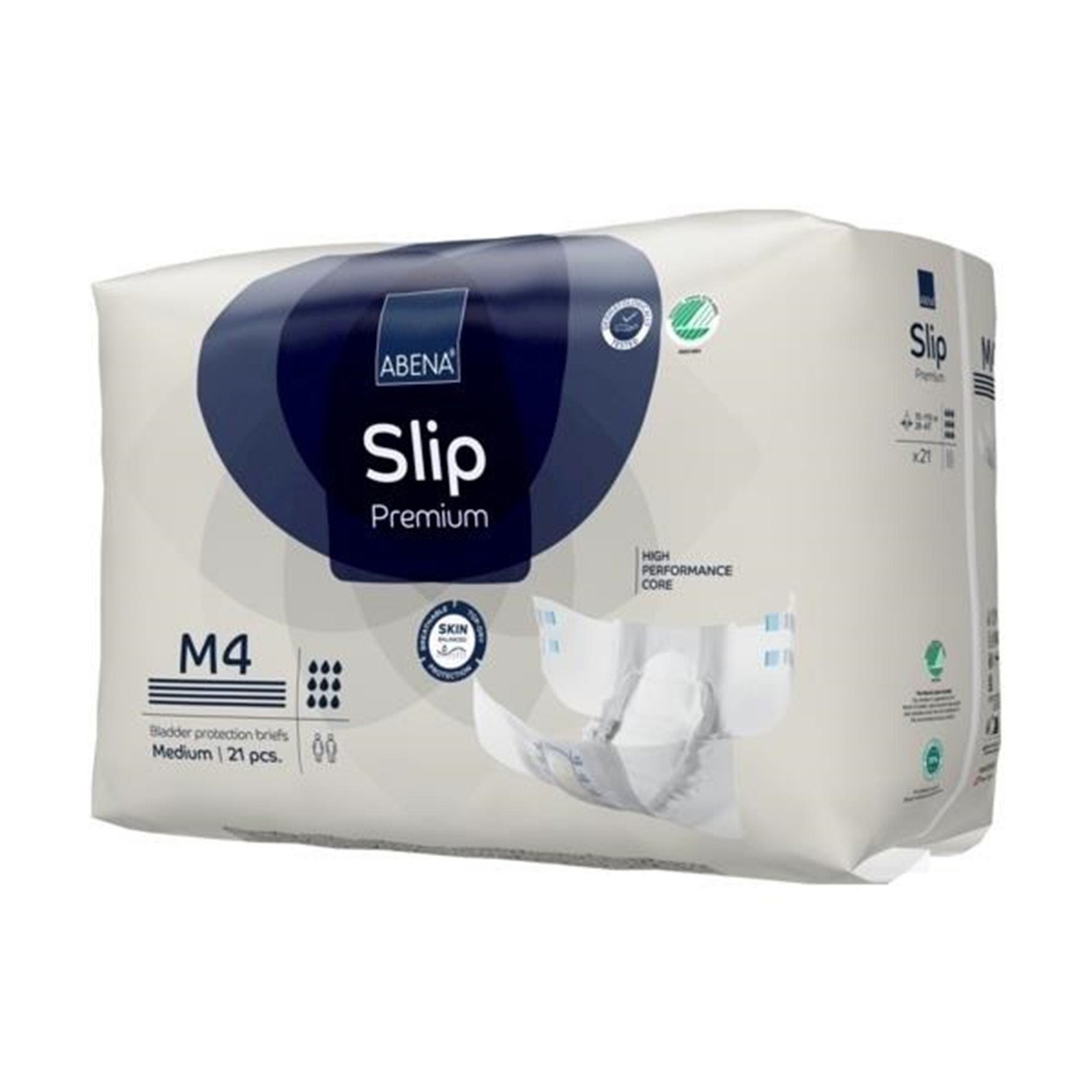 Abena Slip Premium M4 Incontinence Brief M 1000021287 168 Ct