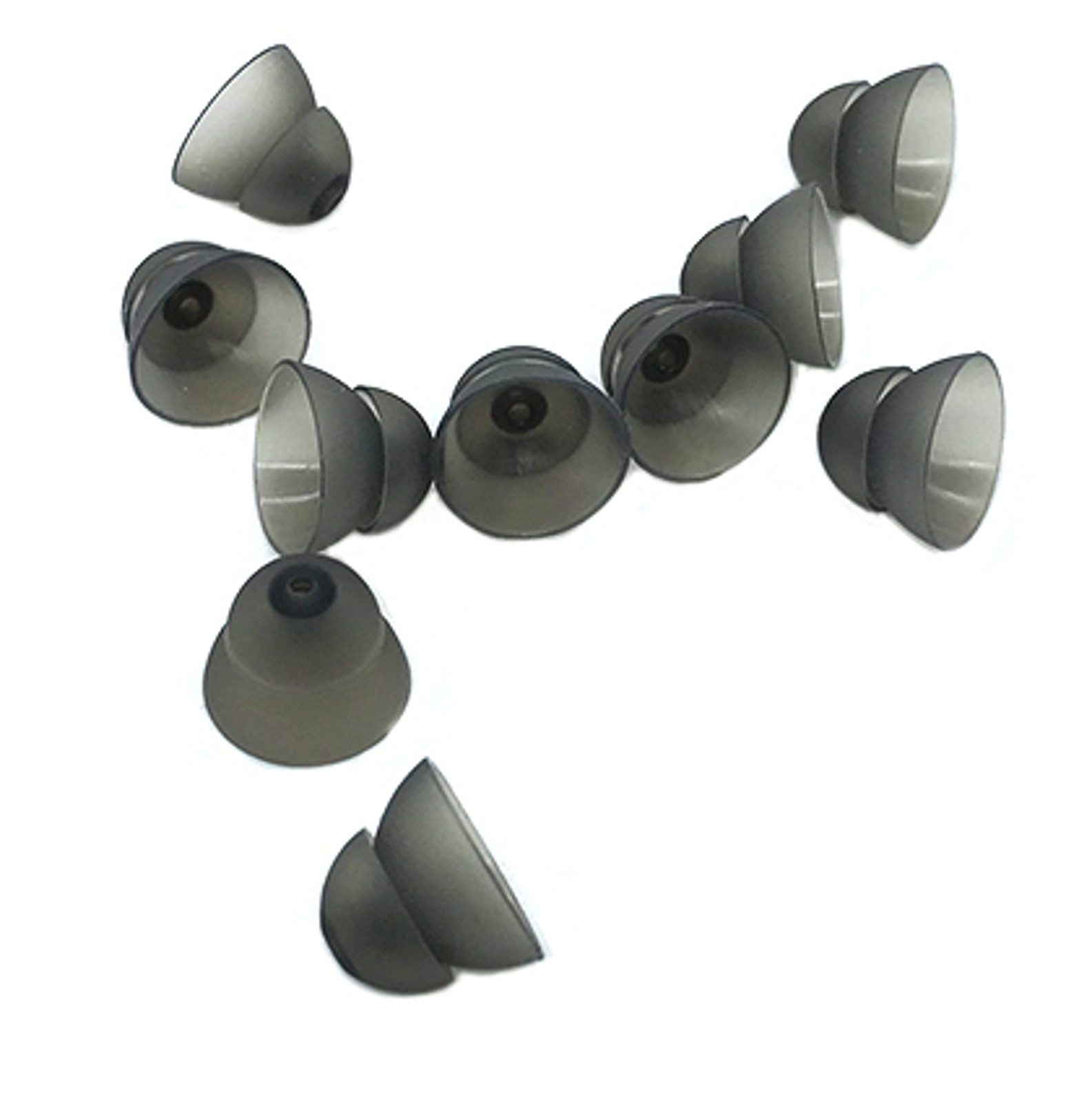 10 x EWANTO silicone power dome/shields for hearing aids size S (8 mm)