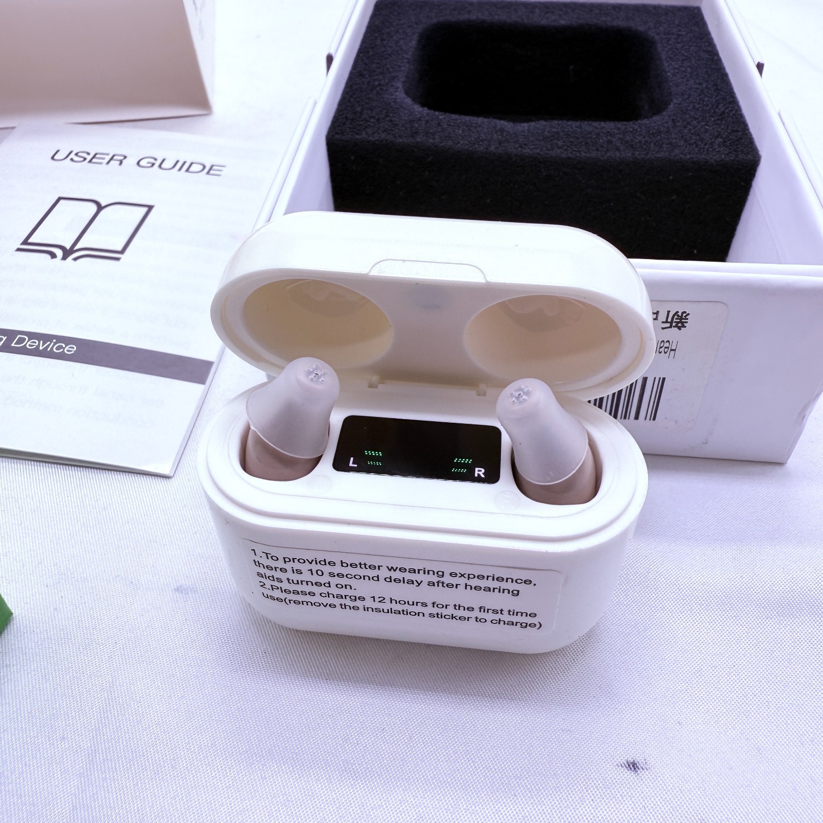 Invisible Hearing Amplifiers/Aids~Smart Noise Cancellation~No Whistling~Recharge