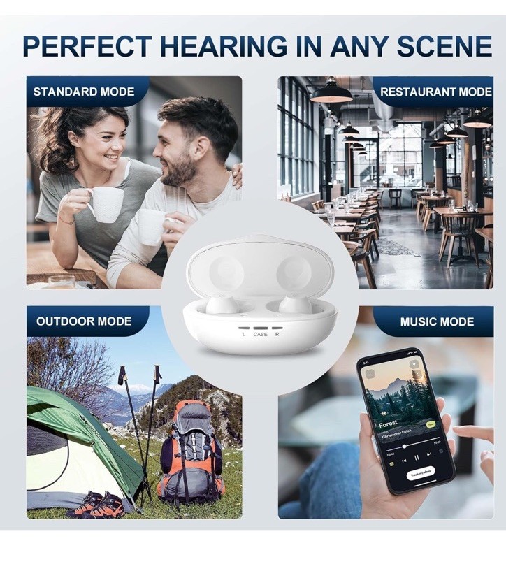 💪Ceretone Fusion OTC Hearing Aids (CE-A61AT) – NEW SEALED