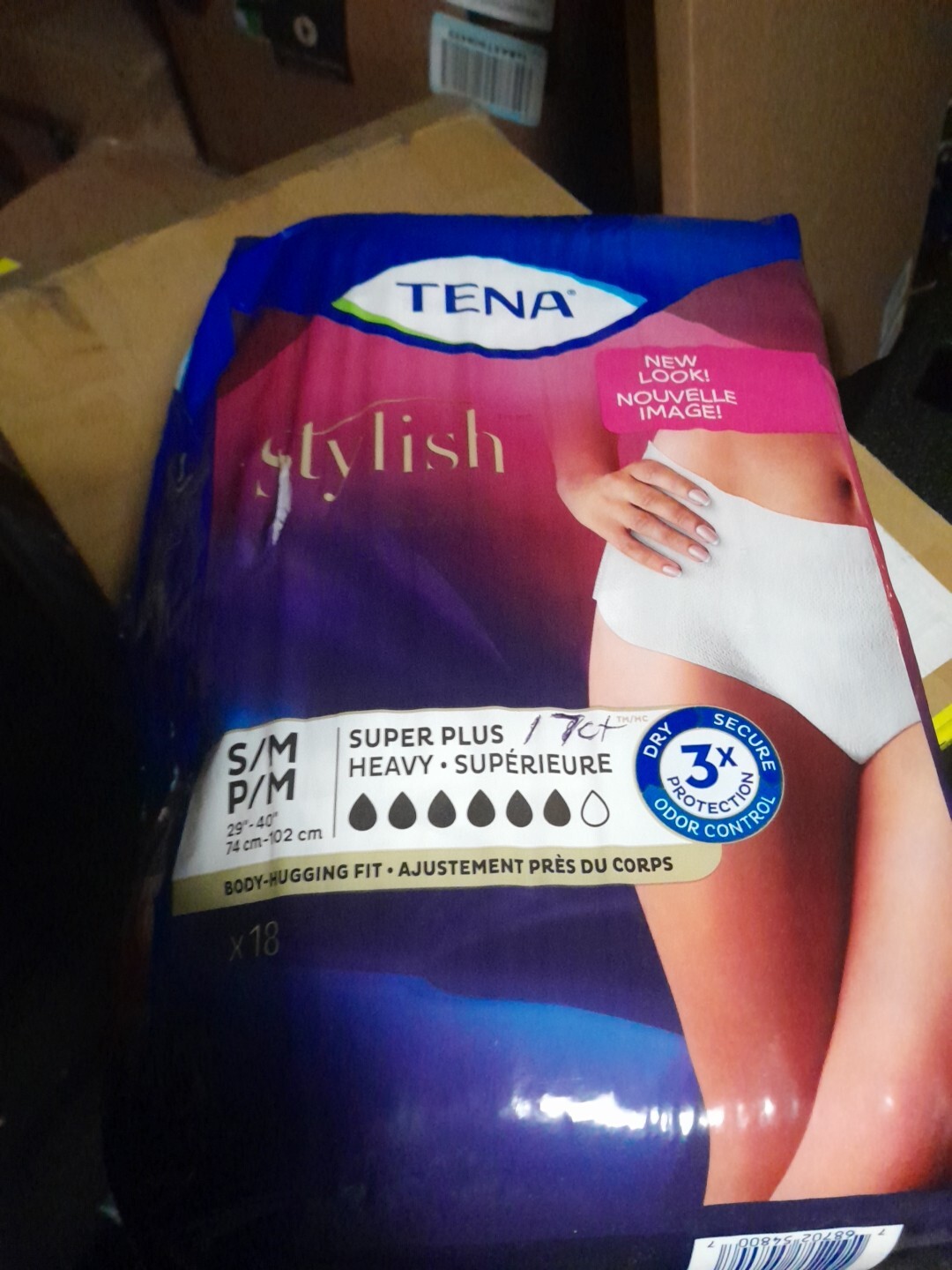 TENA Incontinence Underwear Super Plus Heavy 17 count Size S/M 29-40”