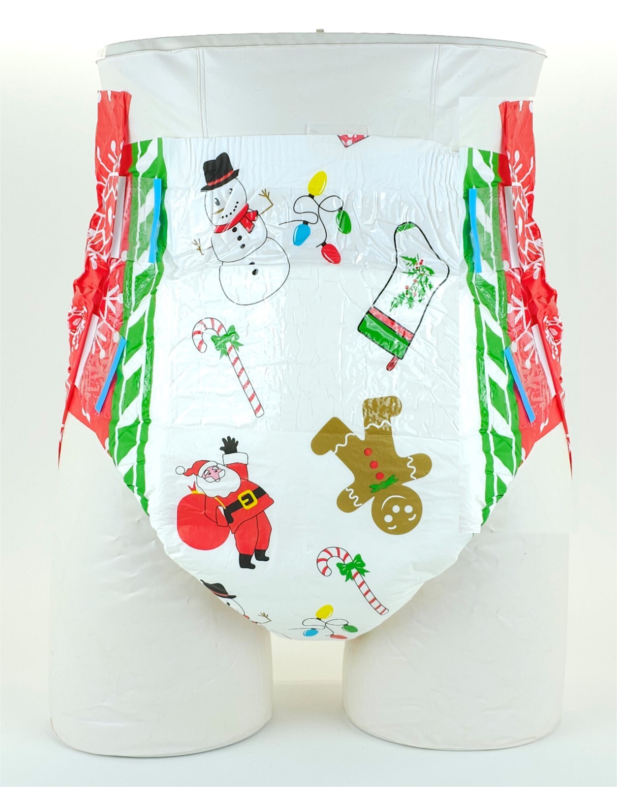 Lrg-Adult Printed Christmas Diapers Oodzoo Boodzoo Large 36″-48″ Case/4 Packs