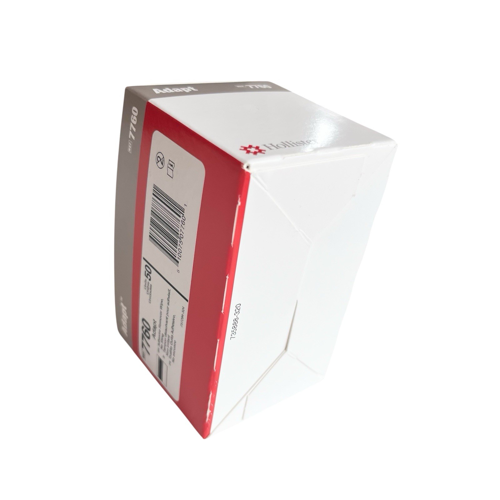 50 Hollister 7760 Adapt Universal Adhesive Remover Wipes No Sting